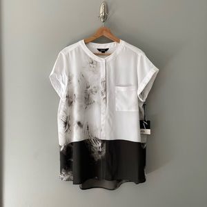 Simply Vera Vera Wang Pleated Popover Top Size XL